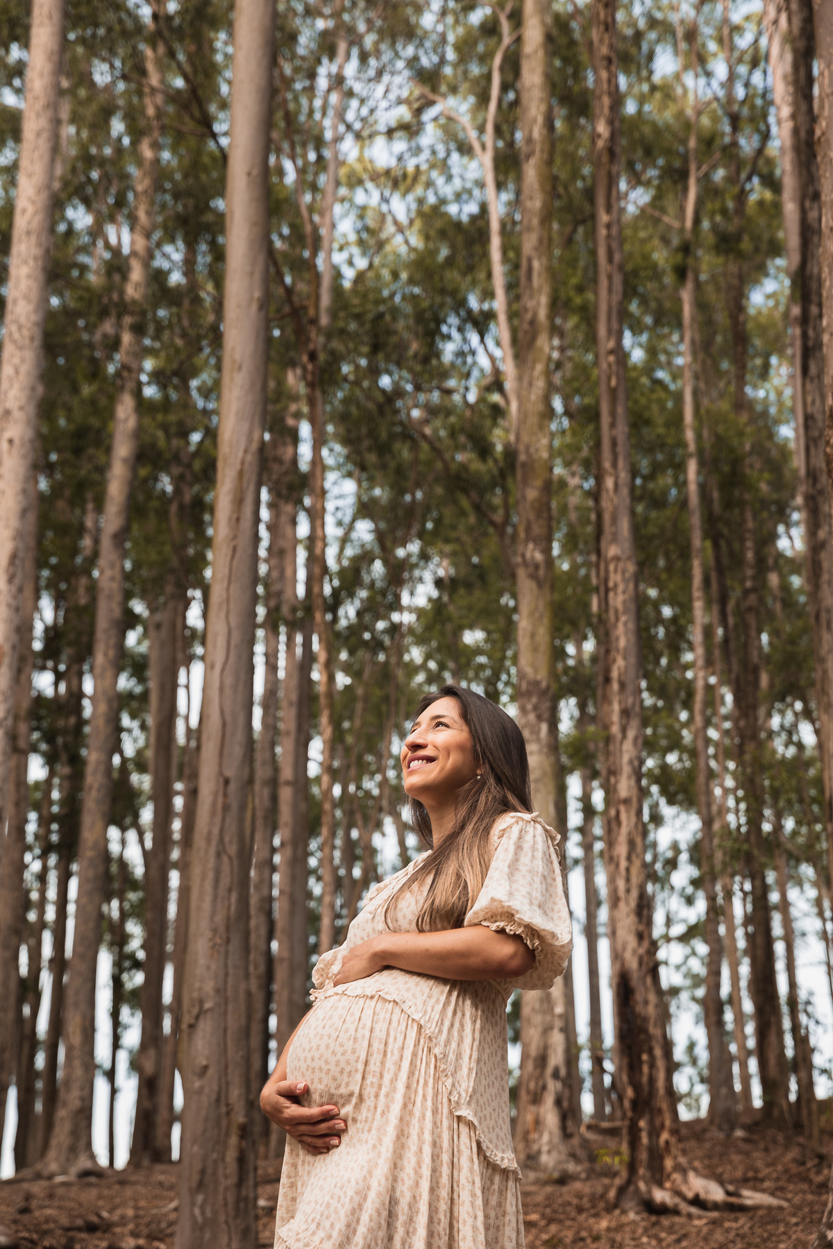 ensaio de gestante no parque da cidade em niteroi fotos com pet golden retriever