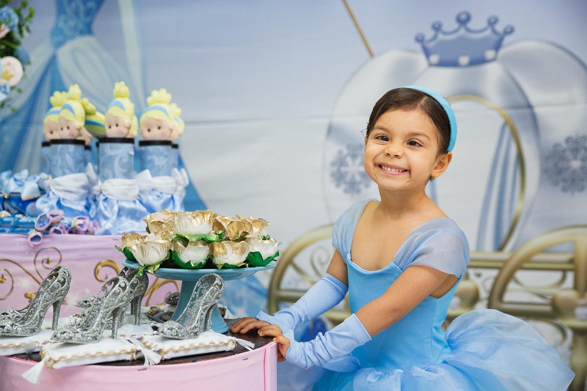 Maria Fernanda 4 anos aniversario infantil na barra da tijuca tema princesa cinderela festa de menina criança feliz