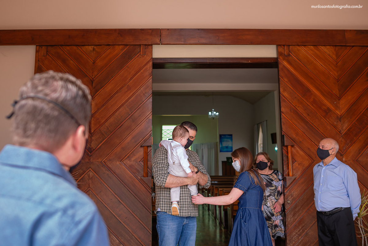 Batizado Enrico Murilo Santos Fotografia Castro Campos Gerais Paraná Festa Alegria Família Nikon Criança