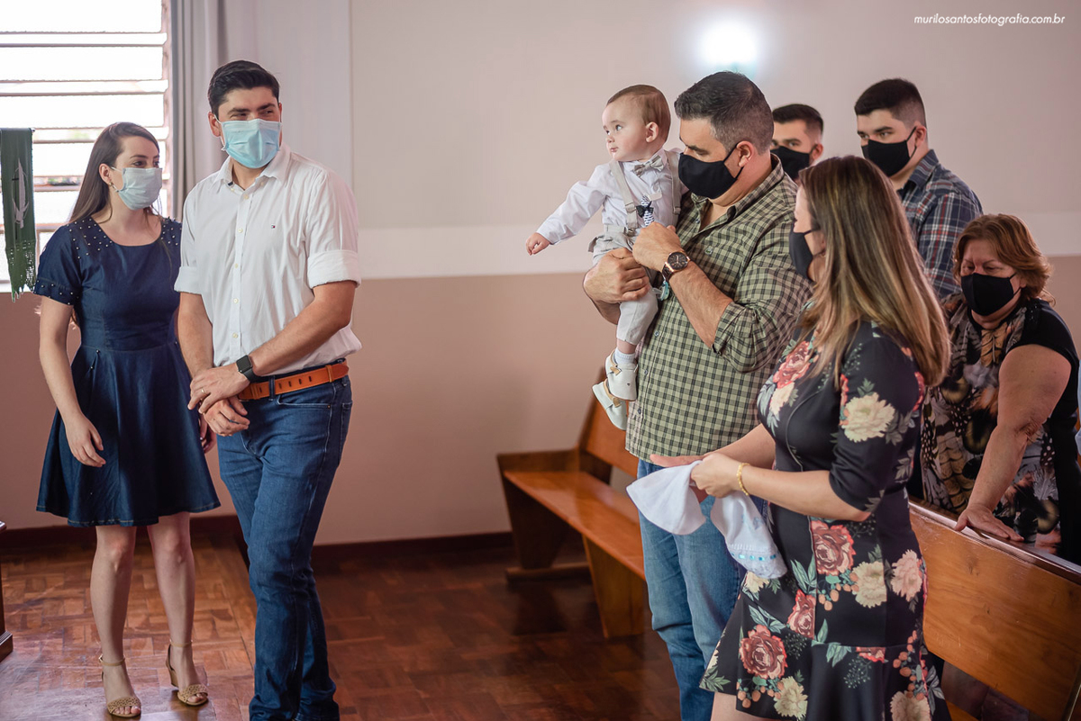 Batizado Enrico Murilo Santos Fotografia Castro Campos Gerais Paraná Festa Alegria Família Nikon Criança