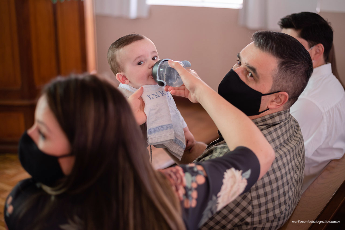 Batizado Enrico Murilo Santos Fotografia Castro Campos Gerais Paraná Festa Alegria Família Nikon Criança