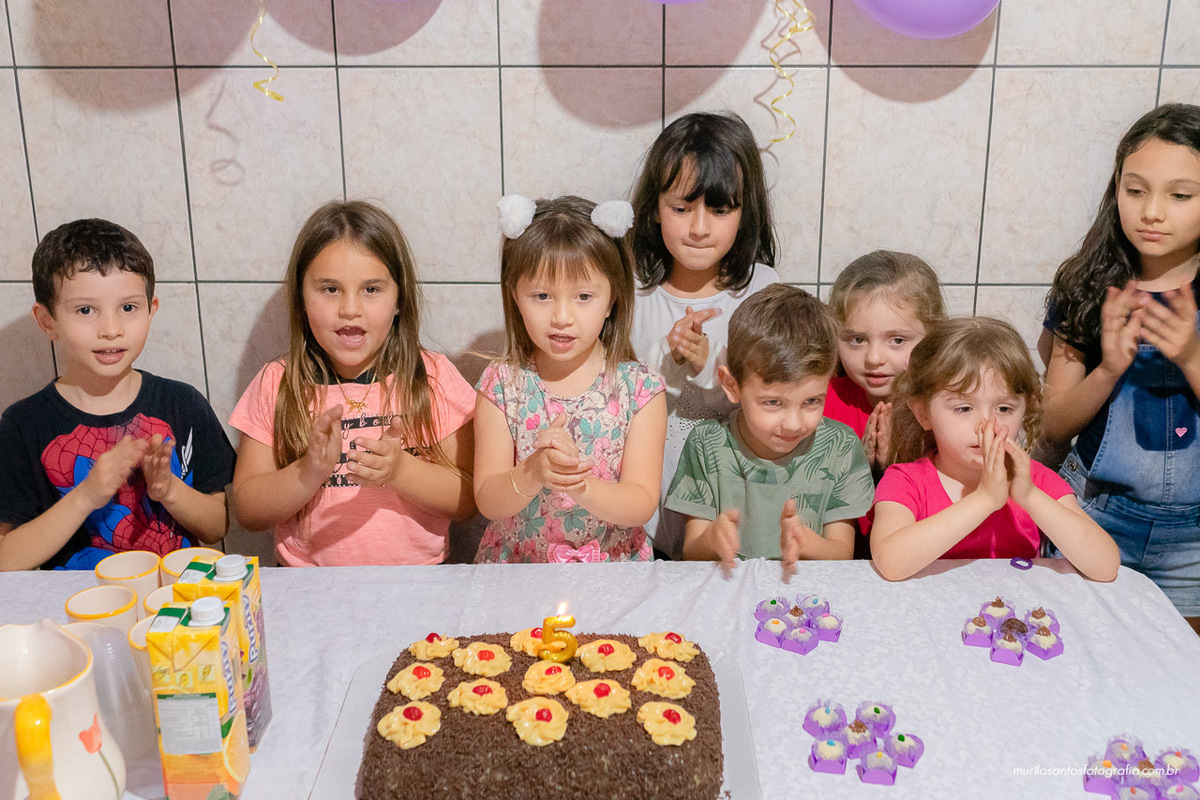 Beatriz 5 Anos Murilo Santos Fotografia Castro Campos Gerais Paraná Festa Alegria Família Sony Parabéns Criança