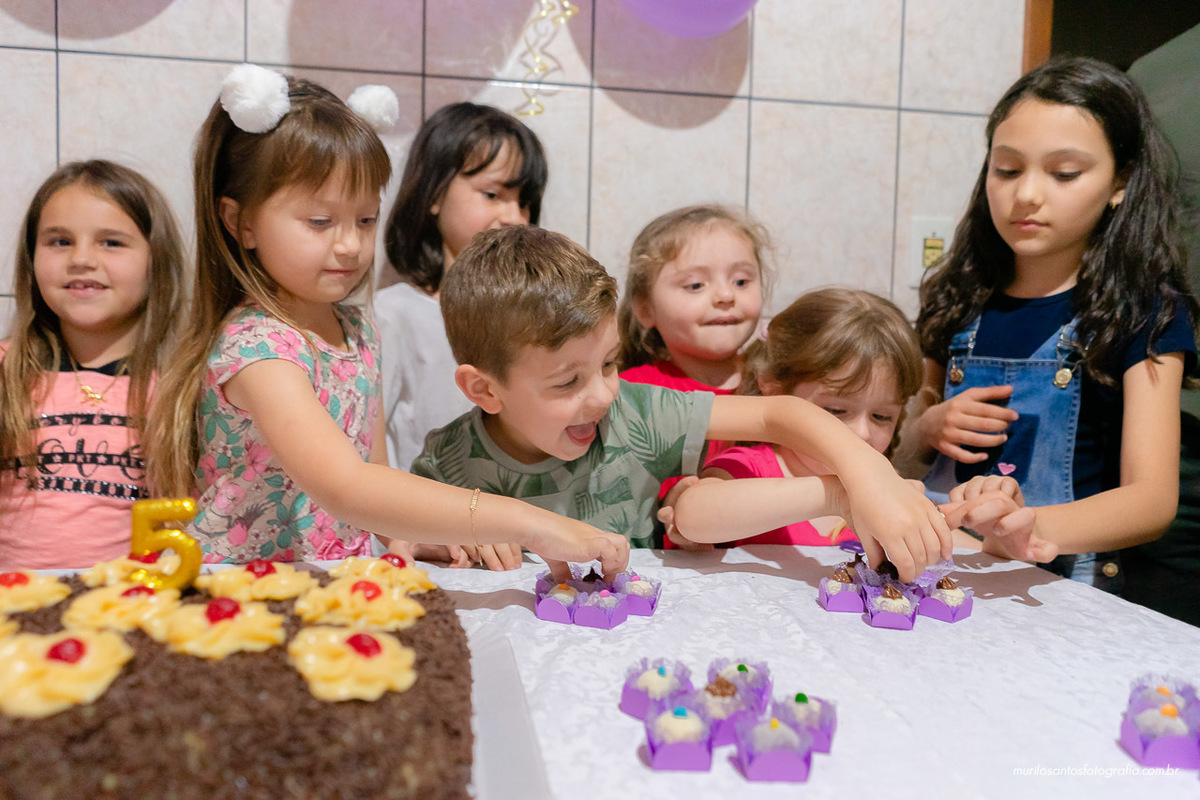 Beatriz 5 Anos Murilo Santos Fotografia Castro Campos Gerais Paraná Festa Alegria Família Sony Parabéns Criança