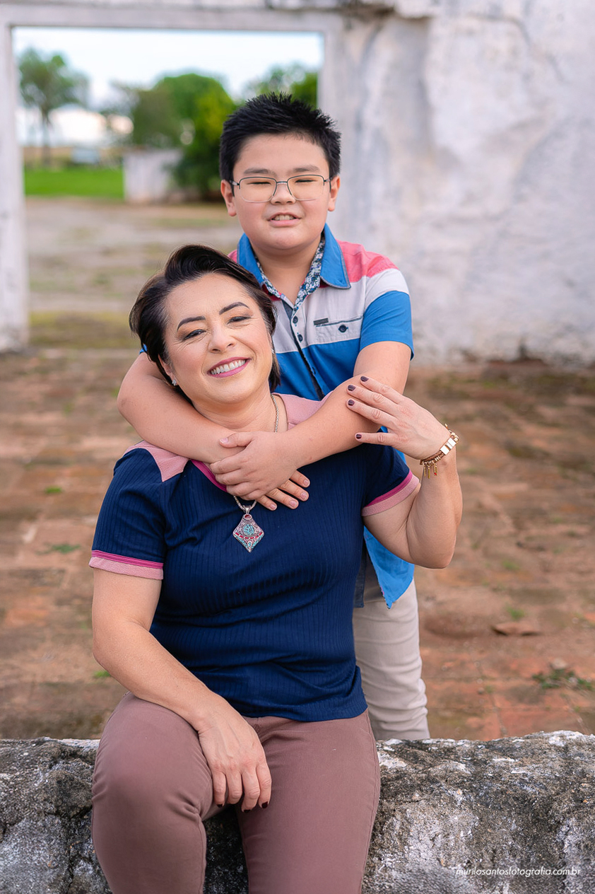 Marcia Marcia e Eduardo Murilo Santos Fotografia Ensaio Externo Ensaio Pessoal Ensaio ao Ar Livre Ensaio Mãe e Filho Mãe Filho Fazenda Capão Alto Castro Paraná