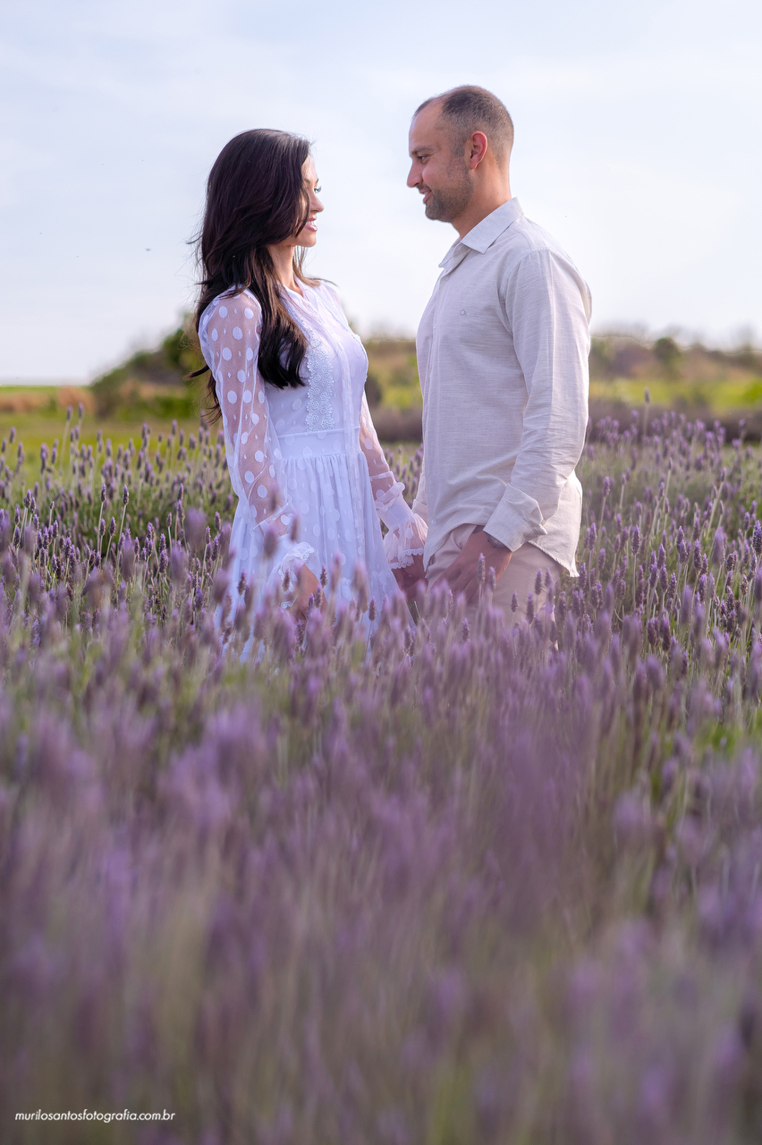 Carol e Pedro Murilo Santos Fotografia Castro Carambei Campos Gerais Paraná Ensaio Externo Ensaio Casal Noivos Casamento Pré wedding Pré Lavanda Noiva Noivo Casal