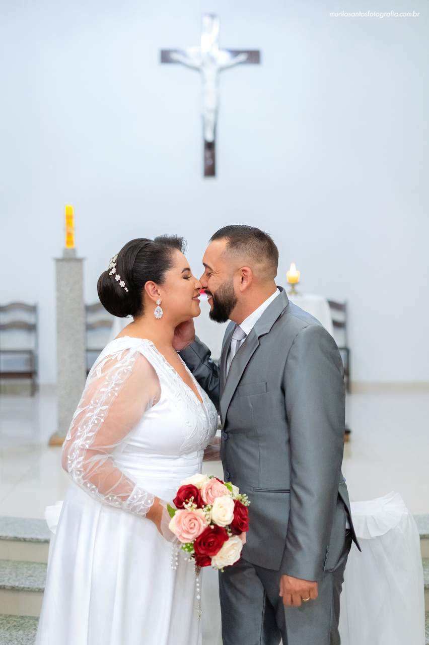 Andressa e Edson Murilo Santos Fotografia Castro Campos Gerais Paraná Ensaio Interno Noivos Casamento Cerimonia wedding Igreja Nossa Senhora de Sion Alegria Sorriso Noiva Noivo Casal