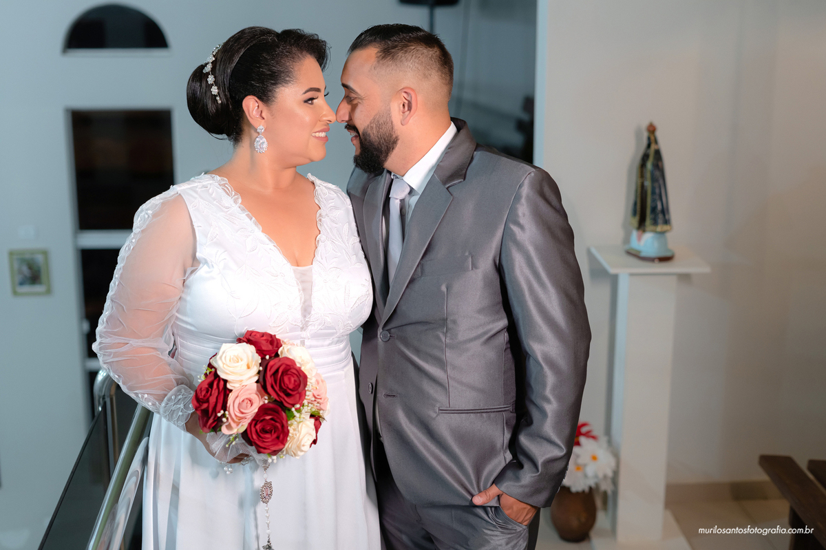 Andressa e Edson Murilo Santos Fotografia Castro Campos Gerais Paraná Ensaio Interno Noivos Casamento Cerimonia wedding Igreja Nossa Senhora de Sion Alegria Sorriso Noiva Noivo Casal