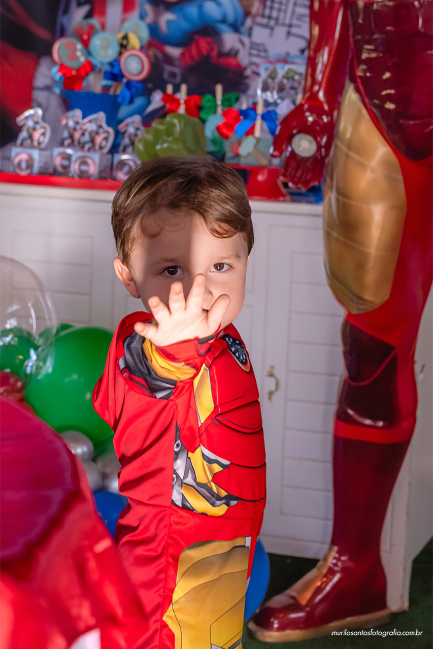 Marcelinho 3 anos Murilo Santos Fotografia Castro Campos Gerais Paraná Festa Alegria Família Sony Criança Aniversario Infantil Parabens Vingadores Avengers Homem de Ferro Capitão America