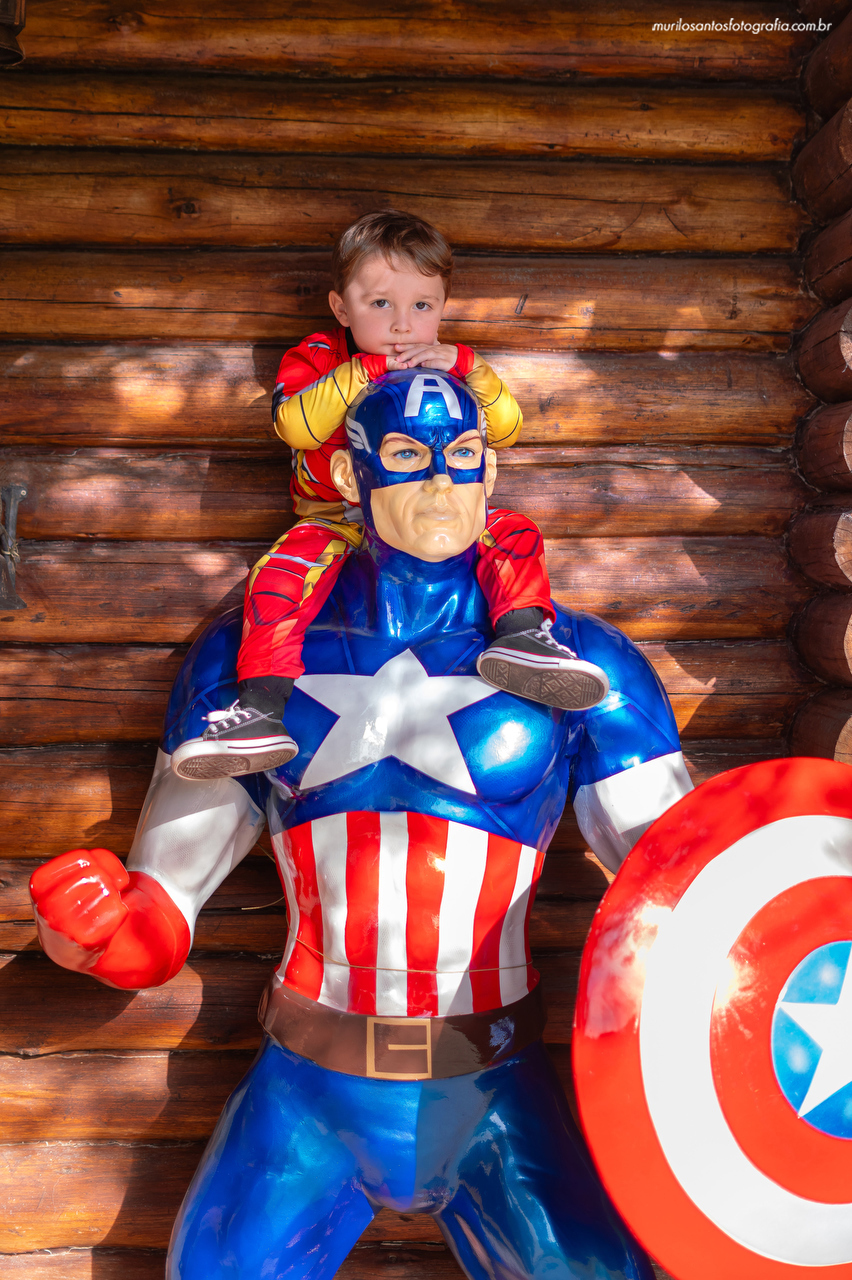 Marcelinho 3 anos Murilo Santos Fotografia Castro Campos Gerais Paraná Festa Alegria Família Sony Criança Aniversario Infantil Parabens Vingadores Avengers Homem de Ferro Capitão America