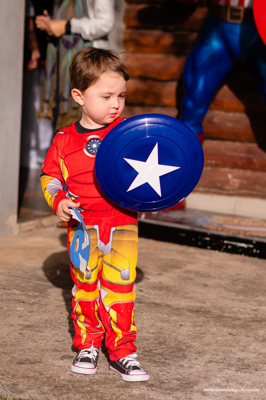 Marcelinho 3 anos Murilo Santos Fotografia Castro Campos Gerais Paraná Festa Alegria Família Sony Criança Aniversario Infantil Parabens Vingadores Avengers Homem de Ferro Capitão America