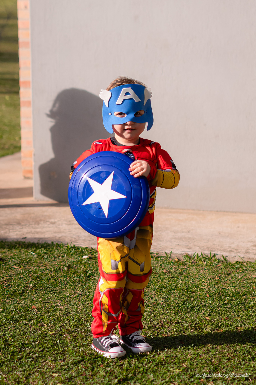 Marcelinho 3 anos Murilo Santos Fotografia Castro Campos Gerais Paraná Festa Alegria Família Sony Criança Aniversario Infantil Parabens Vingadores Avengers Homem de Ferro Capitão America