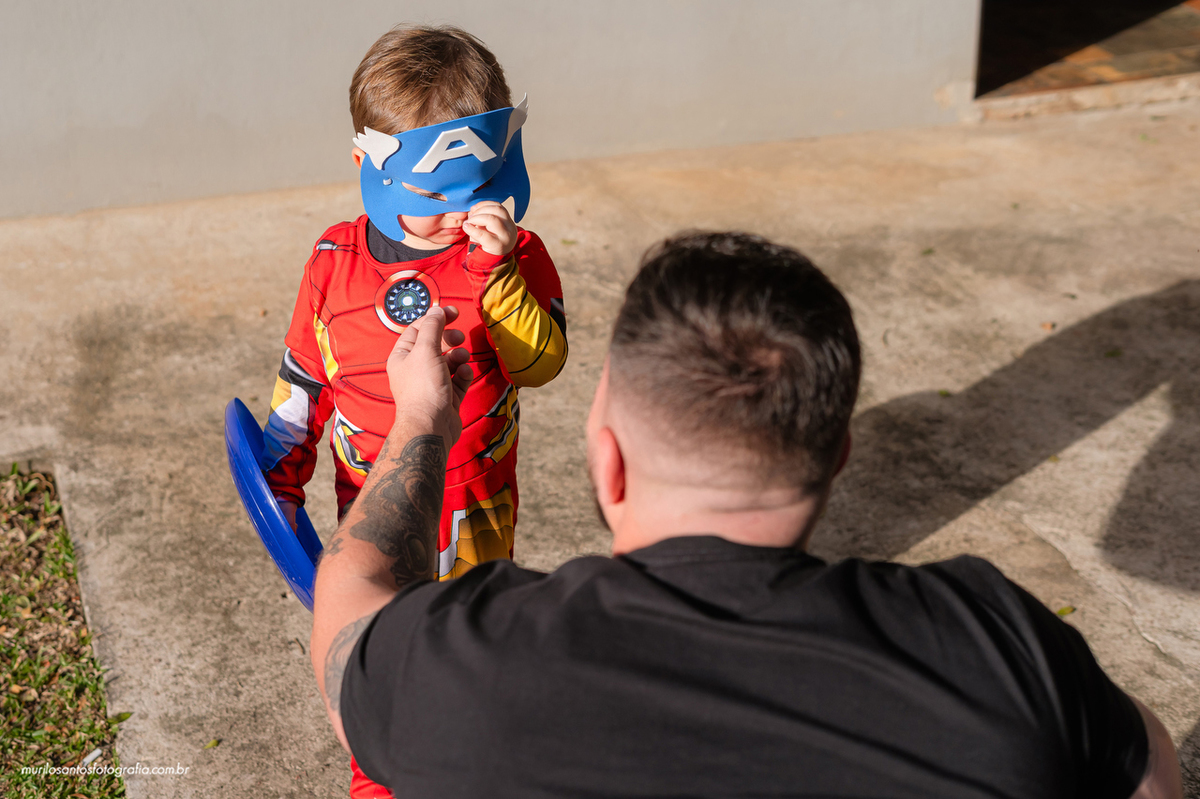 Marcelinho 3 anos Murilo Santos Fotografia Castro Campos Gerais Paraná Festa Alegria Família Sony Criança Aniversario Infantil Parabens Vingadores Avengers Homem de Ferro Capitão America