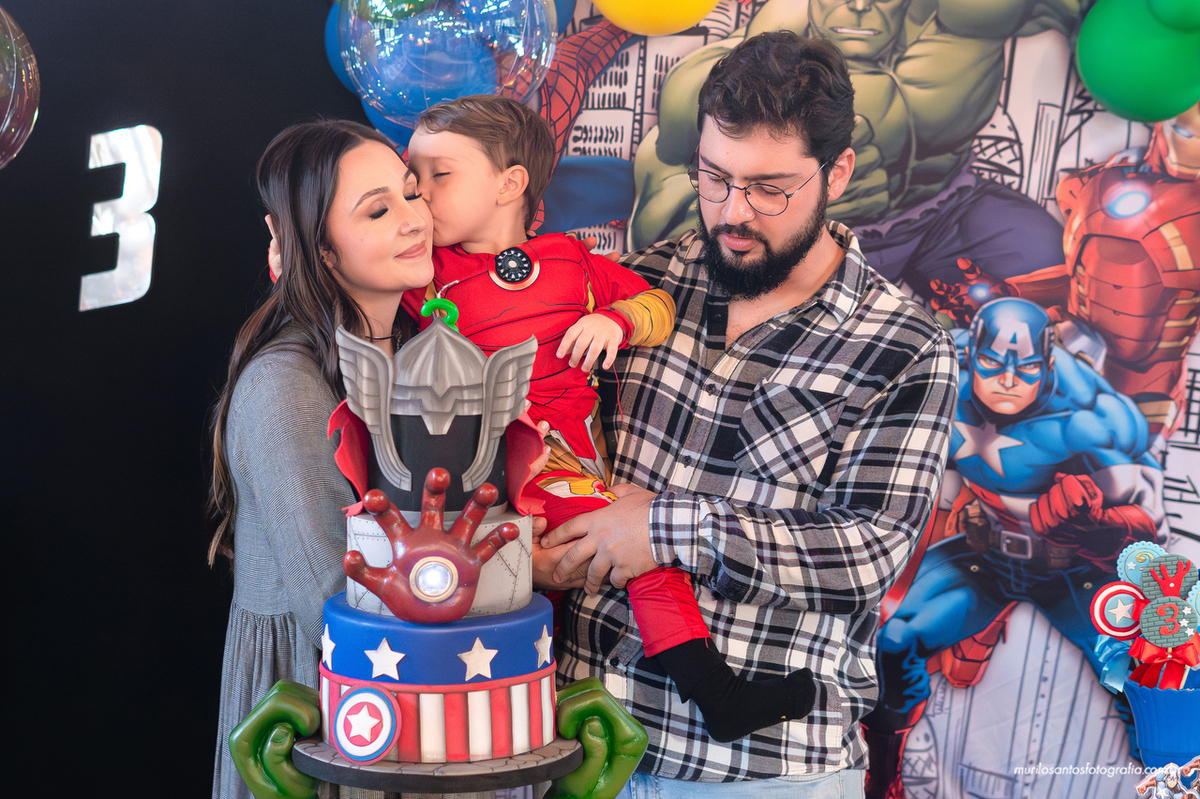 Marcelinho 3 anos Murilo Santos Fotografia Castro Campos Gerais Paraná Festa Alegria Família Sony Criança Aniversario Infantil Parabens Vingadores Avengers Homem de Ferro Capitão America