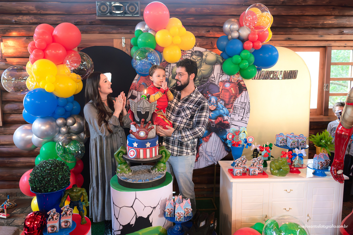 Marcelinho 3 anos Murilo Santos Fotografia Castro Campos Gerais Paraná Festa Alegria Família Sony Criança Aniversario Infantil Parabens Vingadores Avengers Homem de Ferro Capitão America