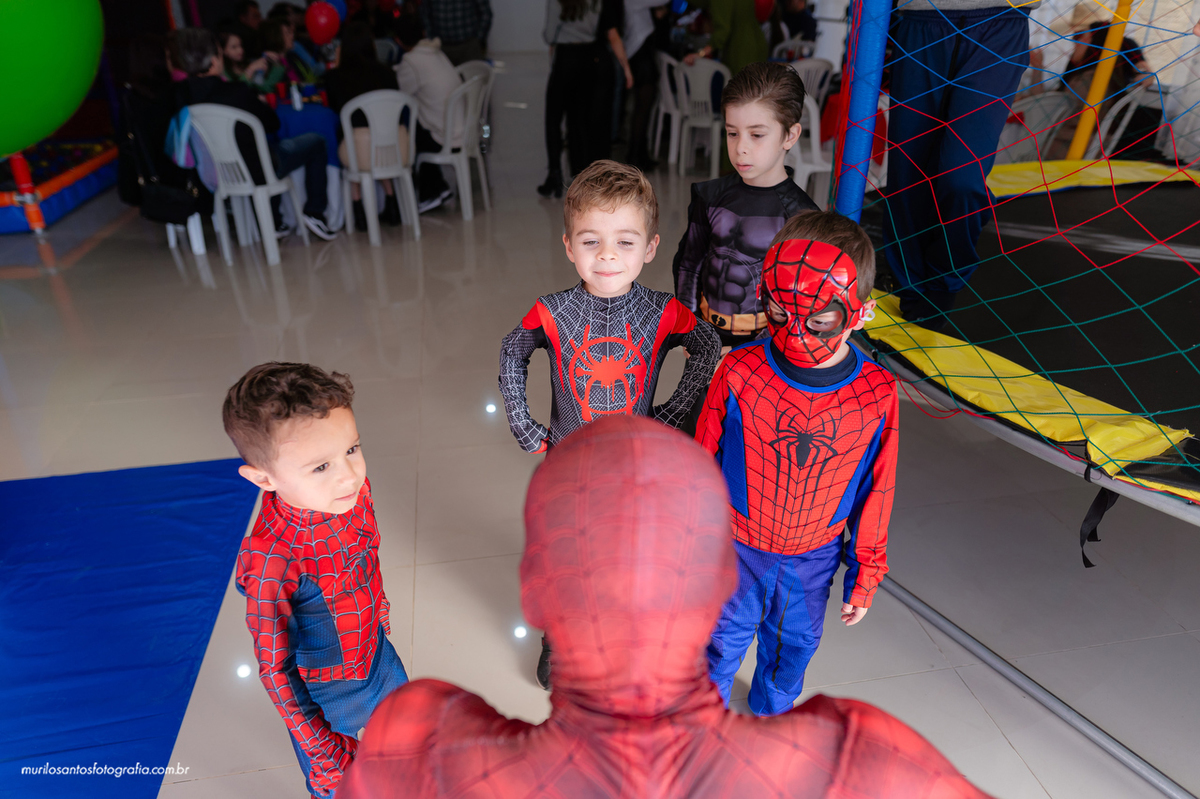Joaquim 4 anos Murilo Santos Fotografia Castro Campos Gerais Paraná Festa Alegria Família Sony Criança Aniversario Infantil Parabens Homem Aranha Heroi