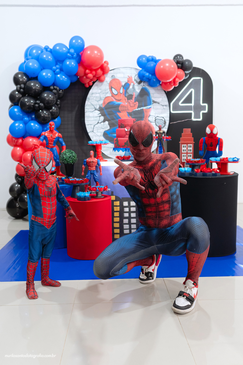 Joaquim 4 anos Murilo Santos Fotografia Castro Campos Gerais Paraná Festa Alegria Família Sony Criança Aniversario Infantil Parabens Homem Aranha Heroi