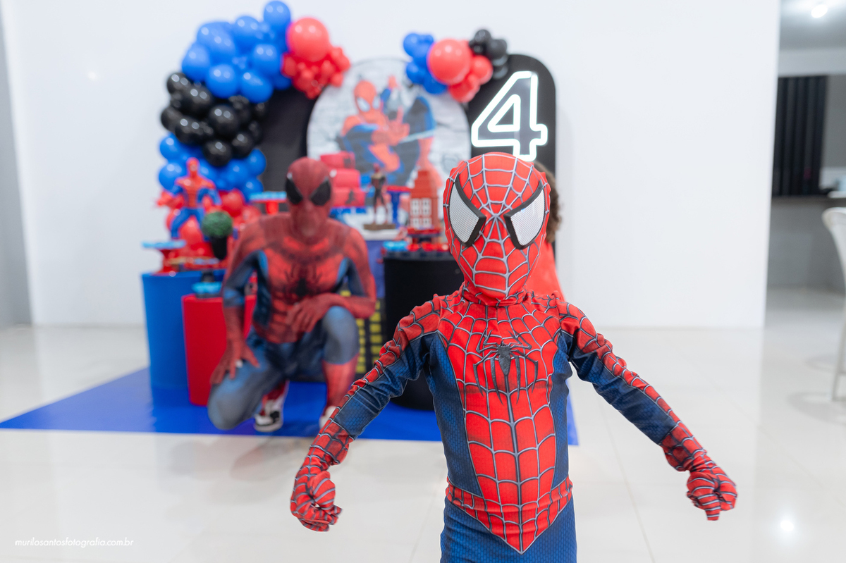 Joaquim 4 anos Murilo Santos Fotografia Castro Campos Gerais Paraná Festa Alegria Família Sony Criança Aniversario Infantil Parabens Homem Aranha Heroi