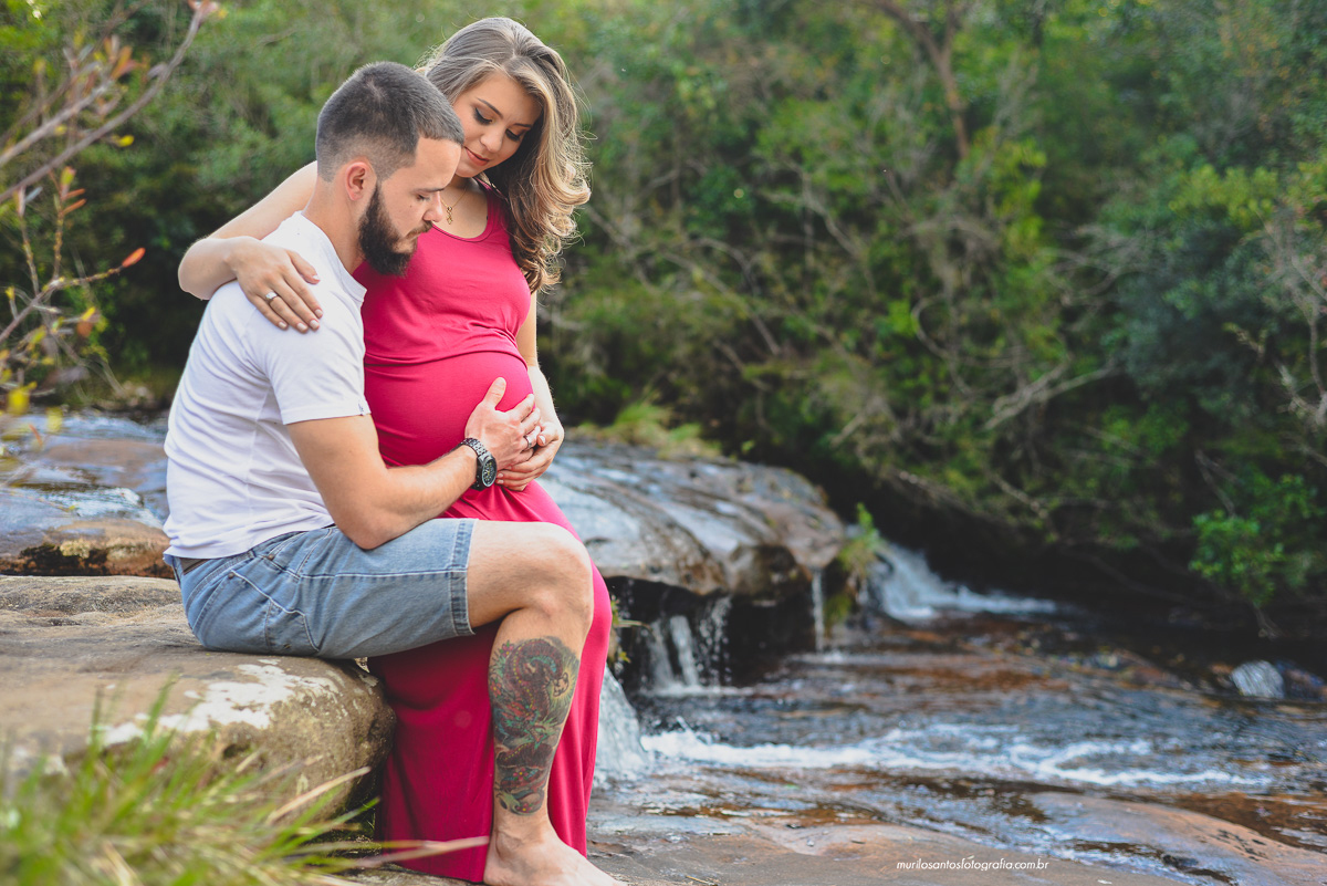 Murilo Santos Fotografia Ensaio Sessão Externa Ao Ar Livre Gestante Guartelá Dora Campos Gerais Tibagi Canyon Cachorro Alegria Família Nikon