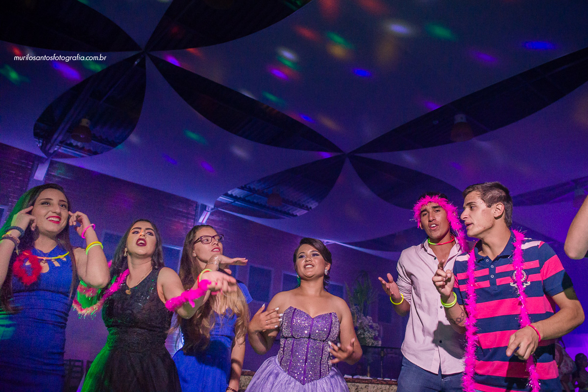 Jenifer 15 Anos Murilo Santos Fotografia Castro Campos Gerais Festa Alegria Família Sorriso Balada Dança