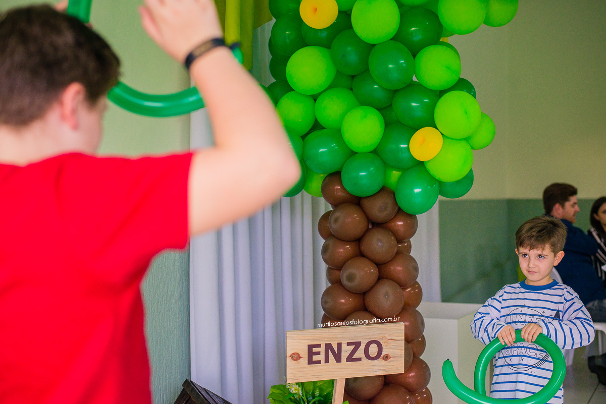 Enzo 6 Anos Murilo Santos Fotografia Salão Belissima Castro Campos Gerais Paraná Festa Alegria Família Nikon Criança Dinossauros
