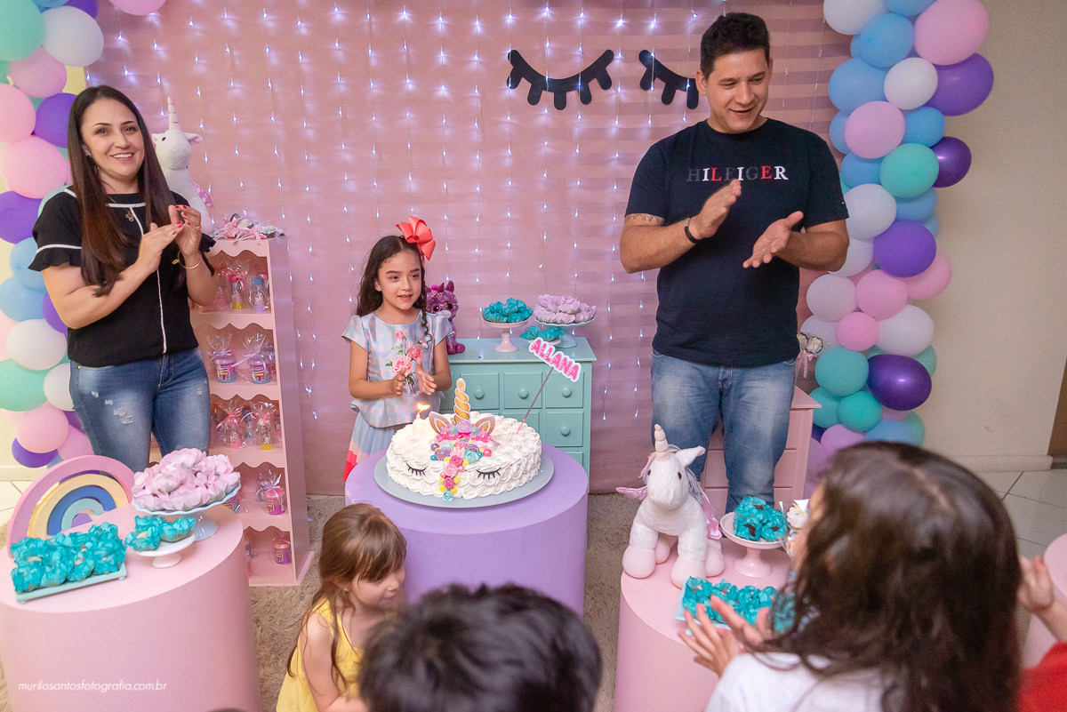 Murilo Santos Fotografia Aniversario Allana 6 Anos Festa Bambagito Crianças Aniversario Infantil Alegria Espontaneo Parabens Unicornio uni