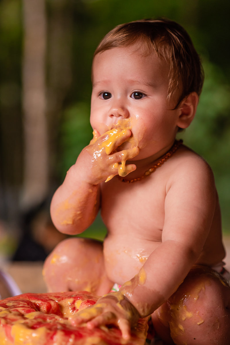 Murilo Santos Fotografia Ensaio Externo Ensaio Smash The fruit Cícero Ensaio Pessoal Criança Infantil Alegria Espontaneo Bolo de fruta Manga Smash the cake Castro Paraná