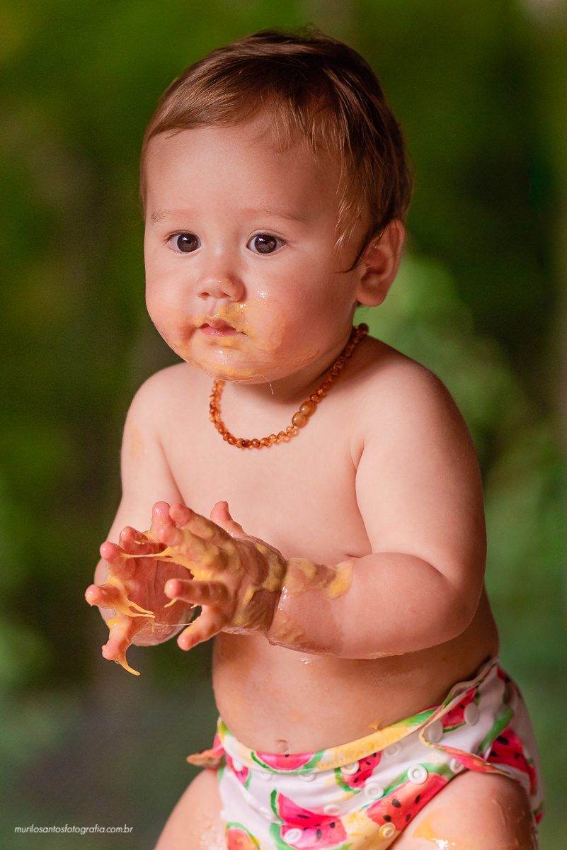 Murilo Santos Fotografia Ensaio Externo Ensaio Smash The fruit Cícero Ensaio Pessoal Criança Infantil Alegria Espontaneo Bolo de fruta Manga Smash the cake Castro Paraná