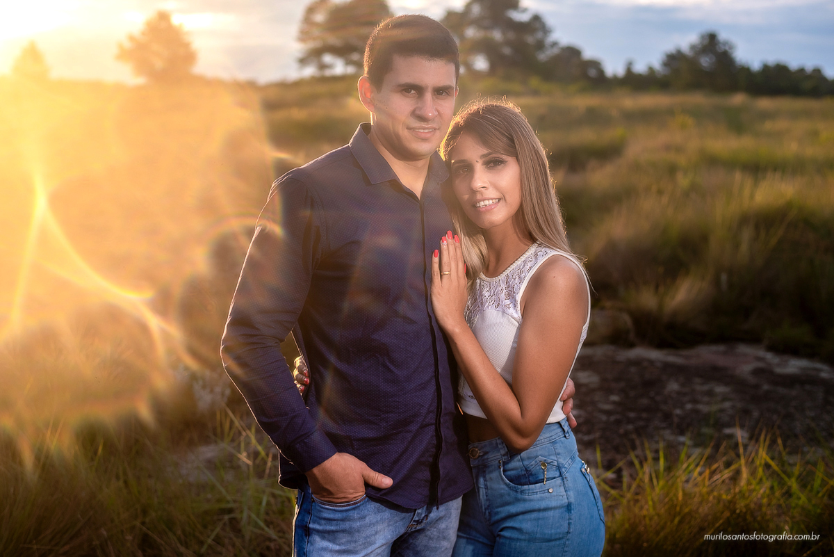 Murilo Santos Fotografia Thaise & Junior Ensaio Externo Ensaio Casal Pré Wedding Noivos noivo noiva casal Castro Tibagi Alegria Espontaneo Noivos Pata Castro Morro da Pata Pedras