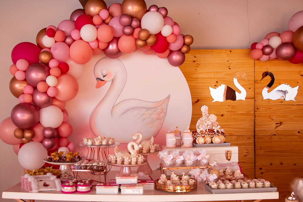 decoração-tema-cisne
