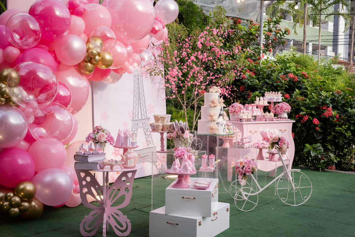 decoração tema paris