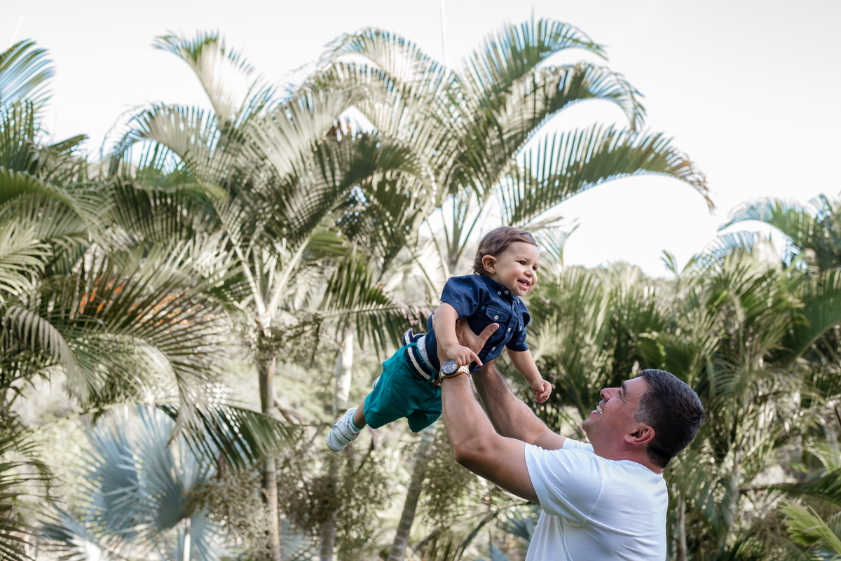 voando alto com o papai