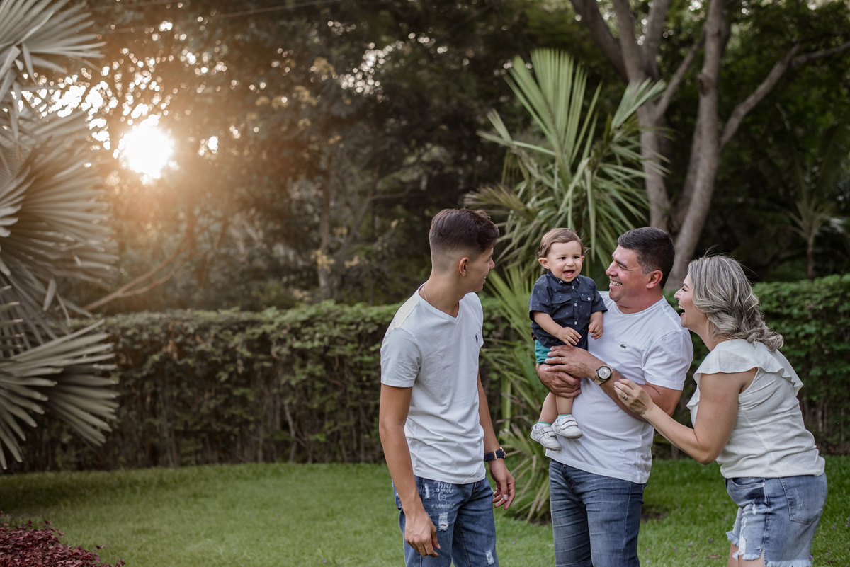 ensaio familia por do sol