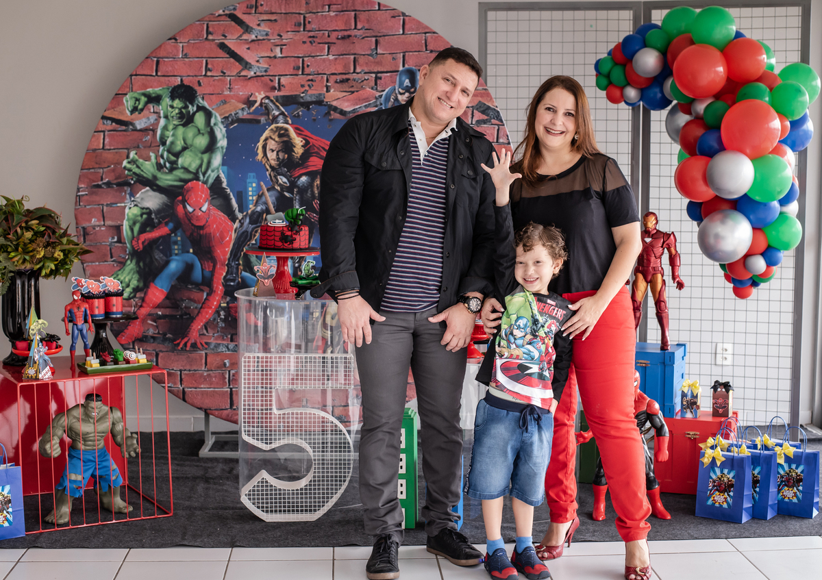 todos na decoração da festa