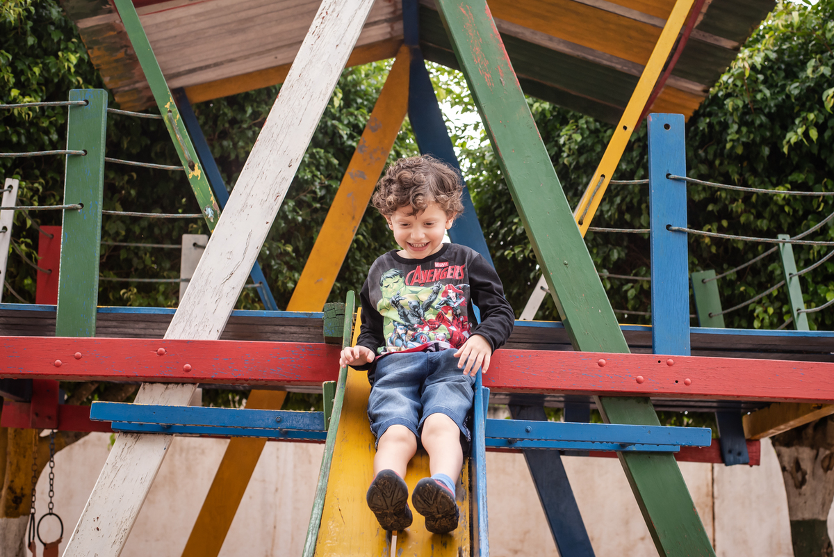 descida no escorregador 