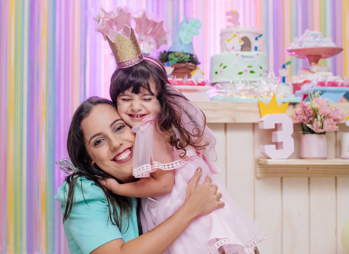 abraço gostoso com a mamae