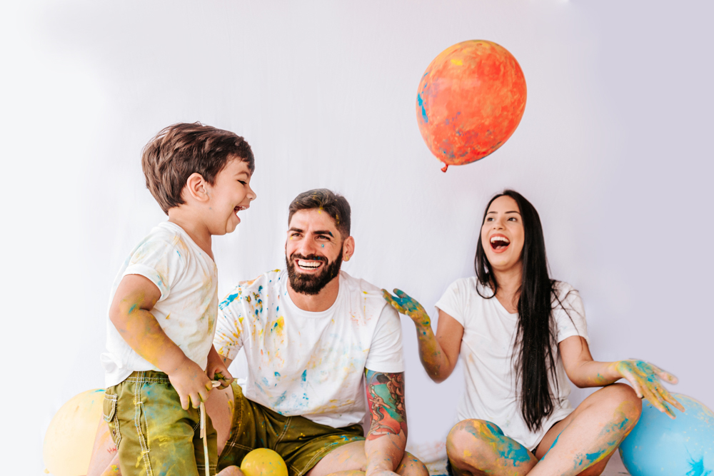 ensaio divertido ensaio tie dye