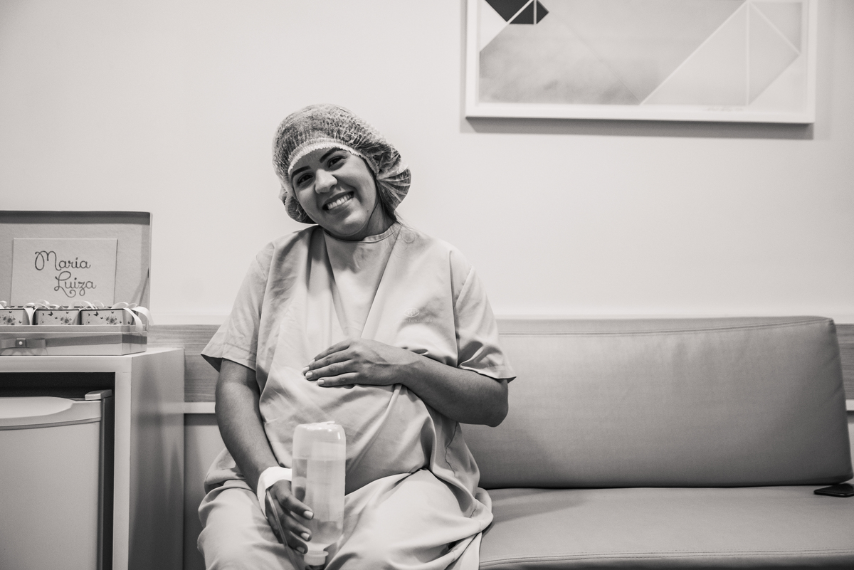 momentos antes do parto