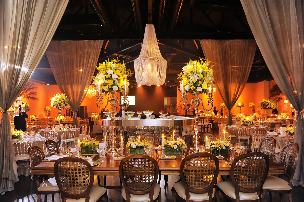 fotografia de detalhes da decoração no buffet Villa Vérico