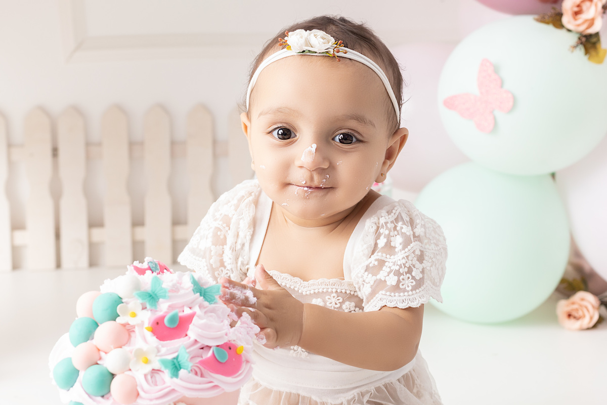 ensaio smash the cake Maitê; adri silva fotografia; ensaaio infantil; novamerica office park; santo amaro