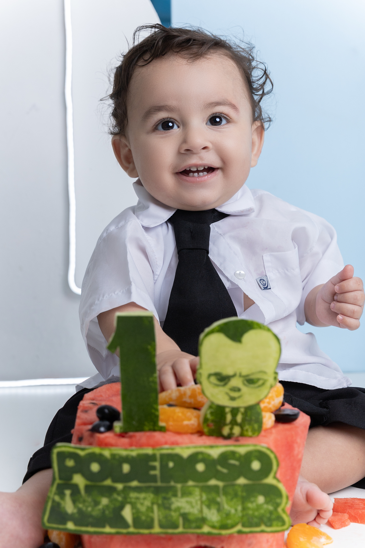 ensaio smash the cake; smash the fruit; adri silva fotografia; condomínio novAmerica; fotografa na zona sul de são paulo; aniversário de 1 ano