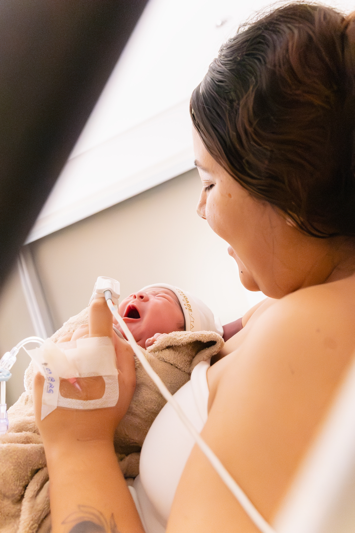 Fotografia de parto; maternidade são Luiz Star; foto de recem nascido; fotografa na zona sul de São Paulo