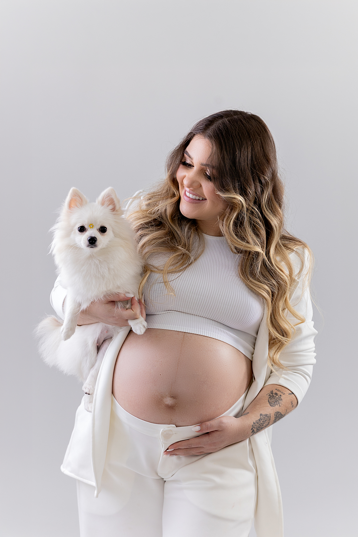 Ensaio gestante; Adri Silva Fotografia; condomínio novAmerica; fotografa na zona sul de São Paulo; maternidade; ensaio gestante com pet
