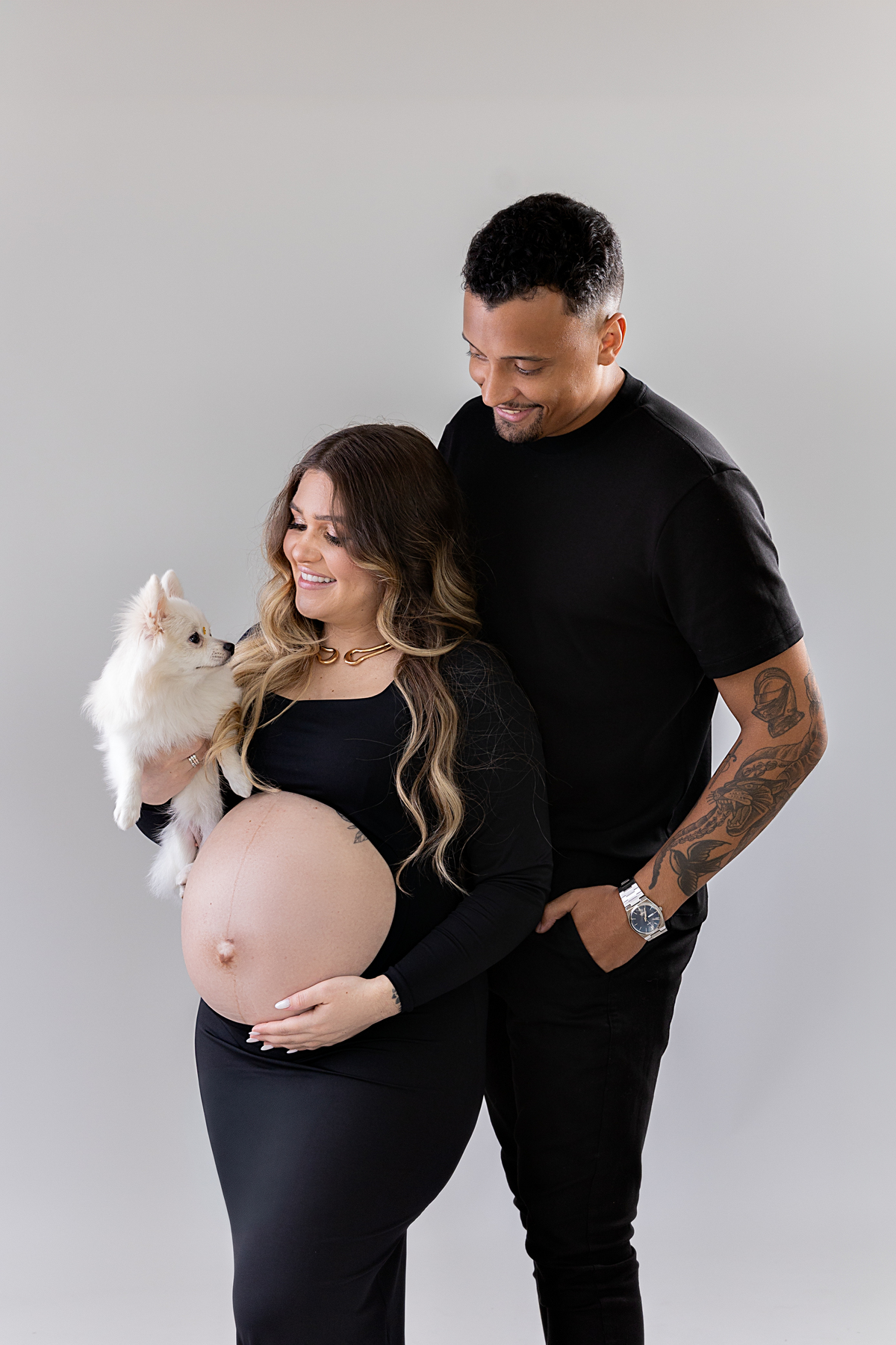Ensaio gestante; Adri Silva Fotografia; condomínio novAmerica; fotografa na zona sul de São Paulo; maternidade; ensaio gestante com pet