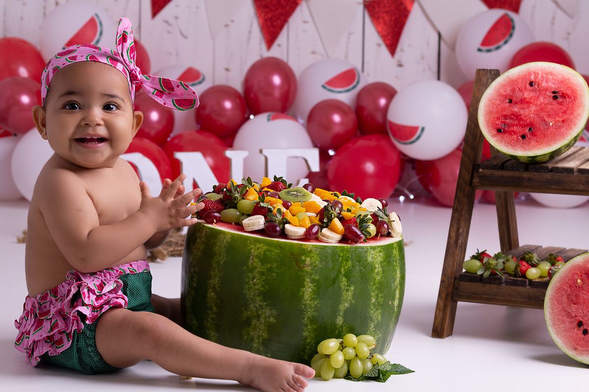 adri silva fotografia; smash the cake; smash the fruit; newborn; foto de família