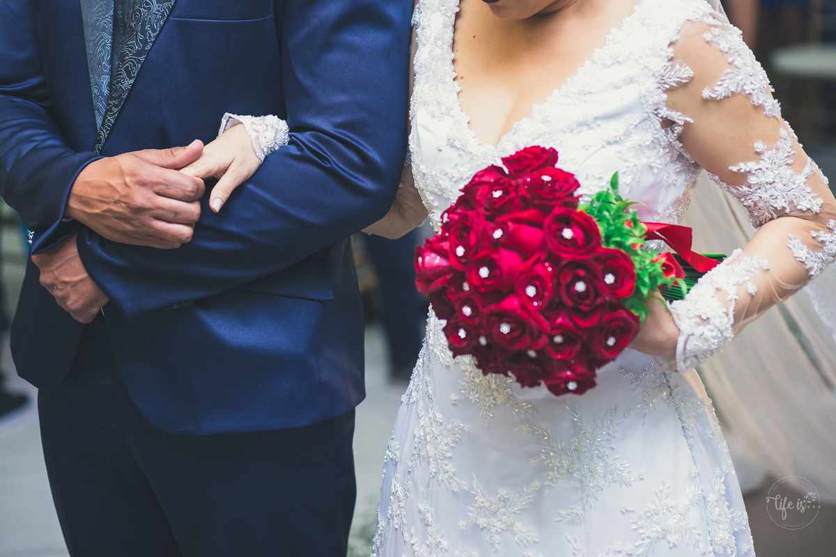 O bouquet da noiva