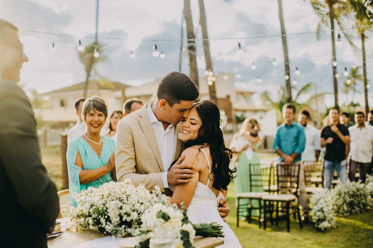 De Tocantins para casar na Praia de Villas do Atlântico - Marcus e Isa, escolhem Salvador em Destination Wedding - Thiago Rosarii