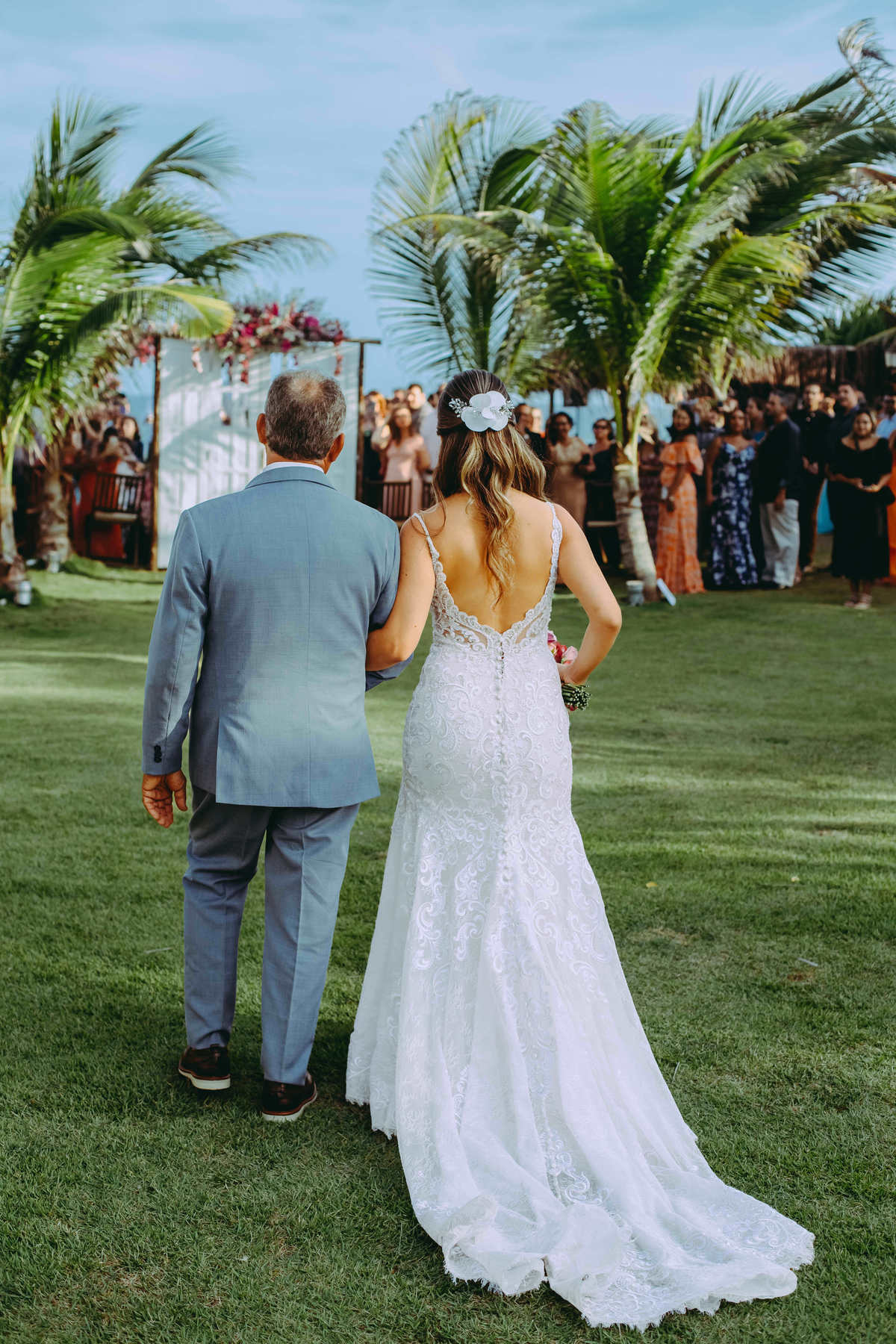 Casamento na Praia em Salvador Bahia - Fotógrafo Thiago Rosarii - Tropicalia Praia Eventos - Destination Wedding Brazil - Fotos de Casamento em Salvador - Farol da Barra 
