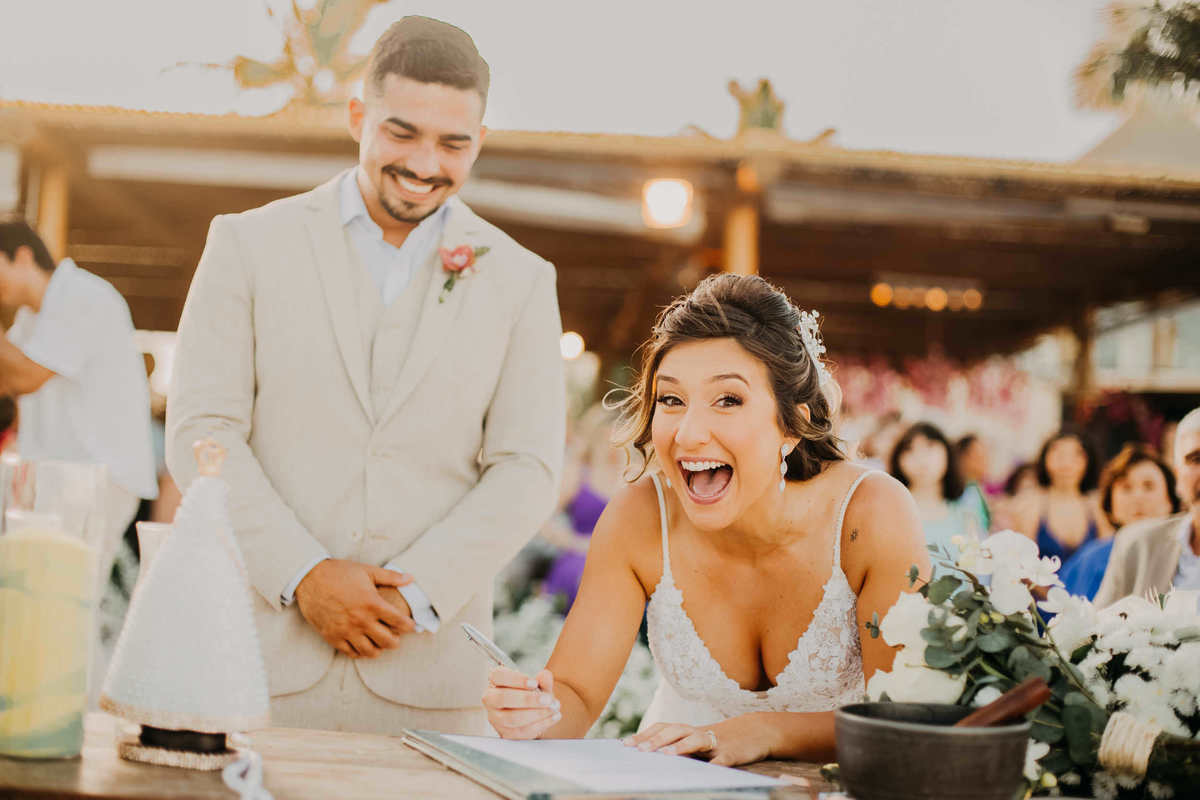 Casamento na Praia - Luiza e Vitor - Thiago Rosarii - Casando em Frente ao Mar - Fotografia de Casamento em Salvador - Fotógrafo em Salvador - Bahia