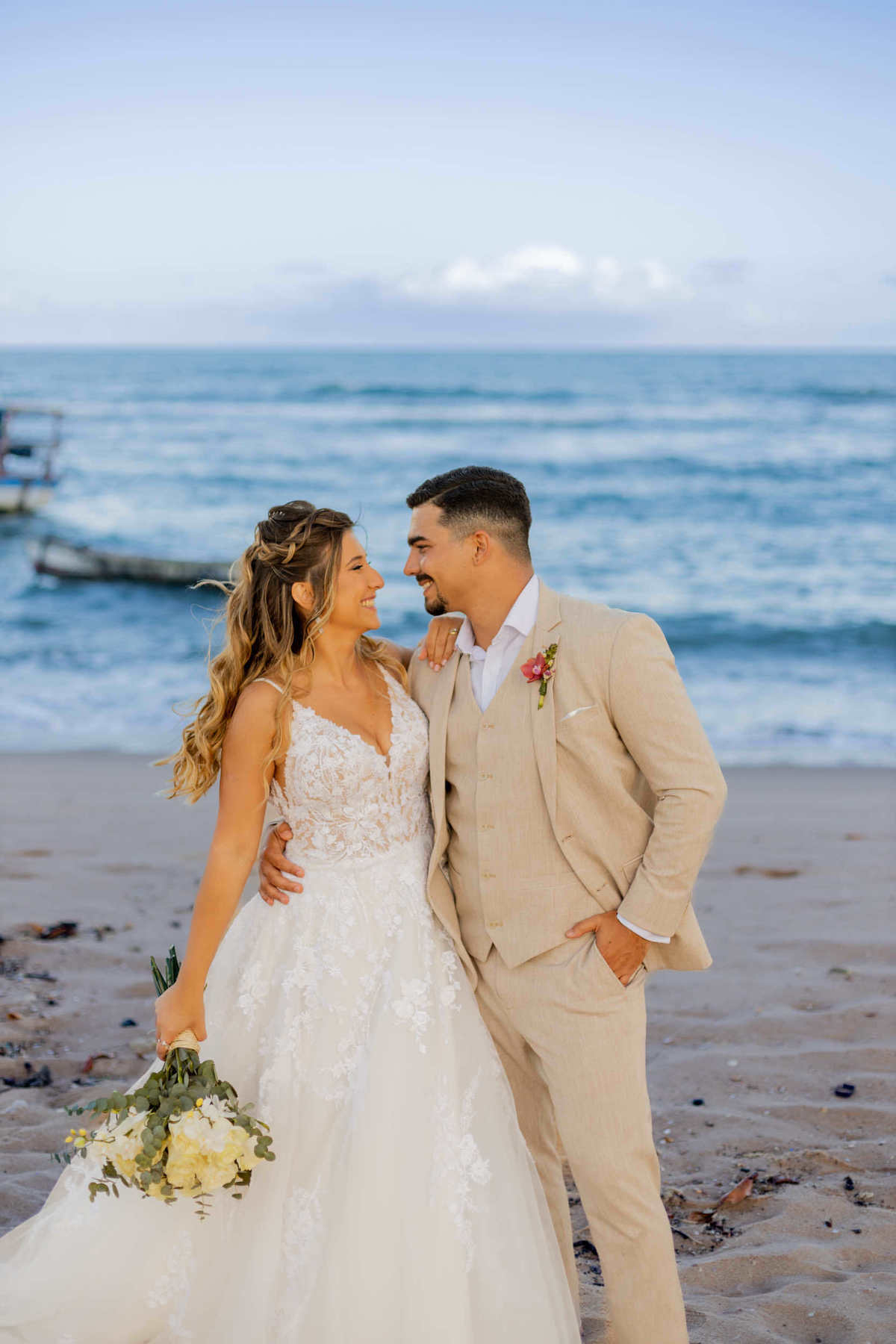 Casamento na Praia - Luiza e Vitor - Thiago Rosarii - Casando em Frente ao Mar - Fotografia de Casamento em Salvador - Fotógrafo em Salvador - Bahia