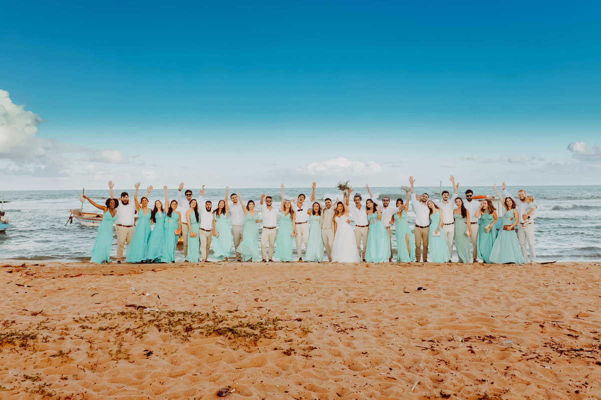 Casamento na Praia - Luiza e Vitor - Thiago Rosarii - Casando em Frente ao Mar - Fotografia de Casamento em Salvador - Fotógrafo em Salvador - Bahia